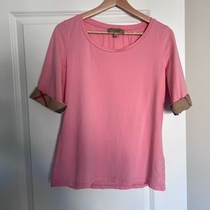 Burberry Women Pink T shirt